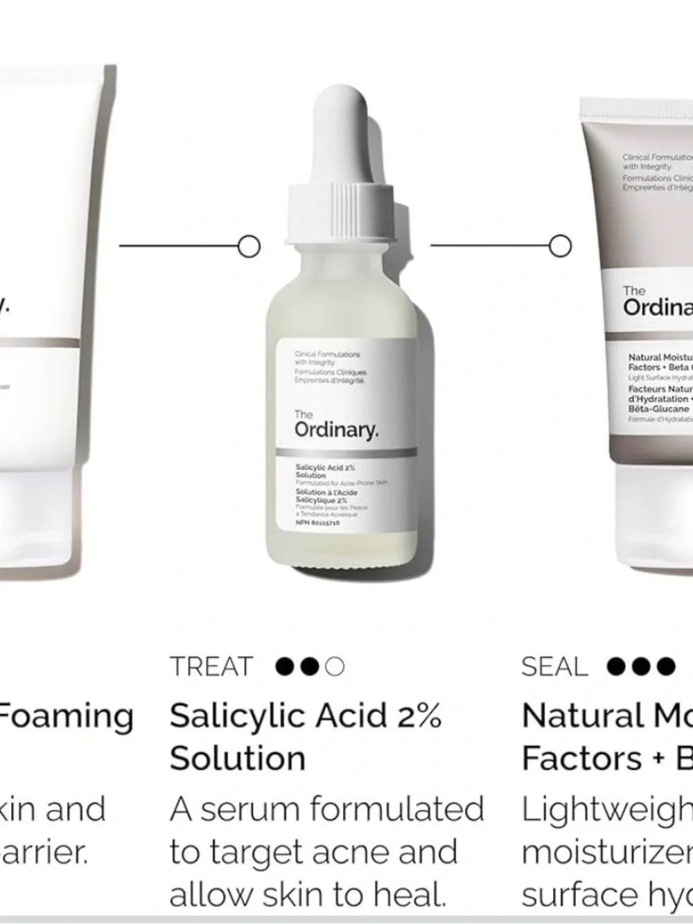 The Ordinary Acne Set - White & Cream Skincare Duo - Picture 2 of 3